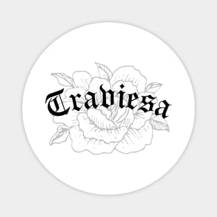 Traviesa - flower design Magnet